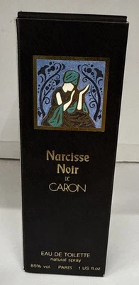 CARON Narcisse Noir EDT Spray Raro 1980’ De Colección EDT 30 ml 1,0 fl oz Spray Foto 1 de 2