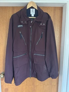 Chaqueta Adidas X Spezial SPZL Trongate Extra Grande XL 26” Borgoña/Granate - Imagen 1 de 17