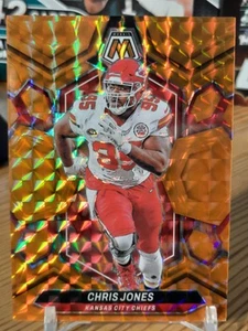 Chris Jones 2024 Panini Mosaic Orange Prizm #112 Kansas City Chiefs /199 - Bild 1 von 4