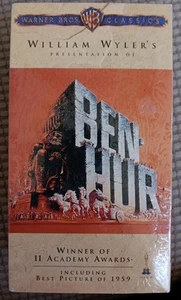 Ben-Hur (VHS, 2001, 2-Tape Set, Includes Extras) 1959 Best Picture ~ Heston - Picture 1 of 3