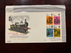 United Kingdom 1970 - Charles Dickens FDC stamps Portsmouth - Picture 1 of 1