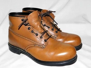 WALKER LEATHER WORK BOOTS - MEN SIZE 10.5EE  - NICE - Picture 1 of 9