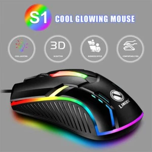 Mouse Competitive Gaming Mouse Bluetooth Mouse Wired Mouse Mice Computer Mice - Picture 1 of 14