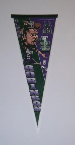 1994 Glenn Robinson Milwaukee Bucks #1 Draft Pick pennant Big Dog purdue Cover