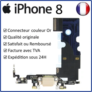 IPHONE 8 OR - NAPPE DOCK FLEX CONNECTEUR DE CHARGE USB MICRO ET ANTENNE GSM - Photo 1 sur 3