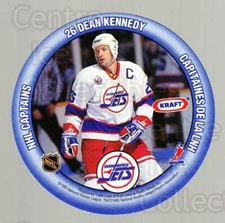 1993-94 Kraft Peanut Butter Discs NHL Captains #6 Dean Kennedy, Denis Savard