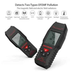 Meterk Digital LCD EMF Medidor Detector de Campo Electromagnético RadiaciónTester mk54 - Imagen 1 de 15