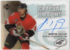 * 2005-06 Upper Deck Ice - Glacial Graphs #GG-HV - MARTIN HAVALAT - Picture 1 of 2