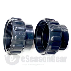 AutoPilot STK0228, 2/PK, Two Black Union Coupling for ChlorSync Cell CS30 - Picture 1 of 3