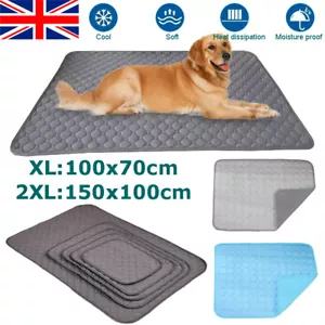 Pet Self Cooling Mat Summer Cool Mat For Dog Cat Pad Bed Mattress Heat Relief UK - Picture 1 of 29