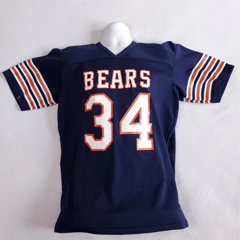 Vintage Chicago Bears Walter Payton Jersey Mens Large #34 Rawlings 80s USA Made Cover