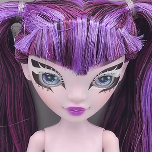 NUDE DEMI BATISTA DOLL SHADOW HIGH RAINBOW COSTUME PURPLE PONYTAIL HAIR BANGS - Picture 1 of 15