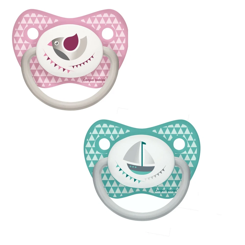 Canpol Silikon Beruhigungssauger Kieferform Let's celebrate
