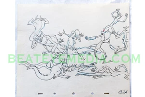 FANTASIA-ANIMAZIONE ARTE, CARTONE ANIMATO,DISNEY,COMIC ART-ORIGINALE FUMETTO ART-POP ART-DRAW - Foto 1 di 1