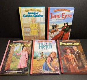 Lot Of 5 Treasury Of Illustrated Classics HC Children's Stories Girls Books EUC - Picture 1 of 7