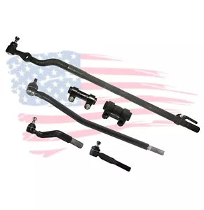 6 Pc Suspension Kit for Ford F250 F350 Super Duty 99-04 Drag Link Tie Rod Ends - Picture 1 of 1