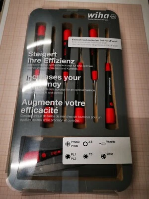 Wiha PicoFinish Screwdriver SET for Apple iPhone 4,5,6,7/8/X/iWatch 266PK801 NEW - Image 1 of 4