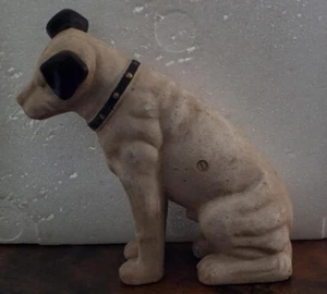 RCA Victor Dog Nipper Bank Cast Iron 10" Home Office Gift - Picture 1 of 4