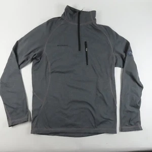 Mammut Herren Pullover Größe M Langarm 1/4 Reißverschluss grau - Bild 1 von 6