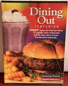 Weight Watchers Winning Points Complete Dining Out Companion WW Book - Foto 1 di 3