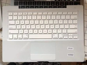 New Genuine Apple MacBook 13" Keyboard & Top Case+ Bezel-White 605-2432 A1181 - Picture 1 of 4