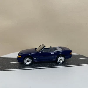 Matchbox Premiere Drop Tops Collection Mercedes 500SL R129 Convertible Blue NM - Picture 1 of 13