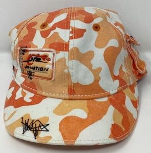 Cappello mimetico Dale Earnhardt Jr. donna arancione cotone taglia unica cinturino posteriore - Foto 1 di 6