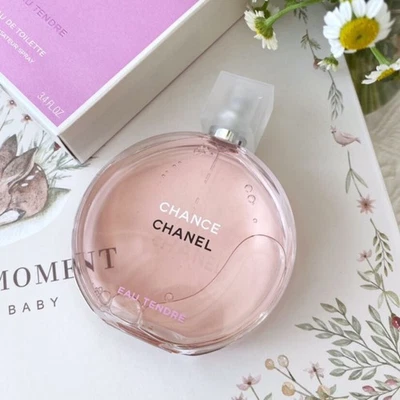 CHANEL Chance Eau Tendre Eau de Toilette Spray for Women 3.4 fl oz (New in Box) - Image 1 of 4