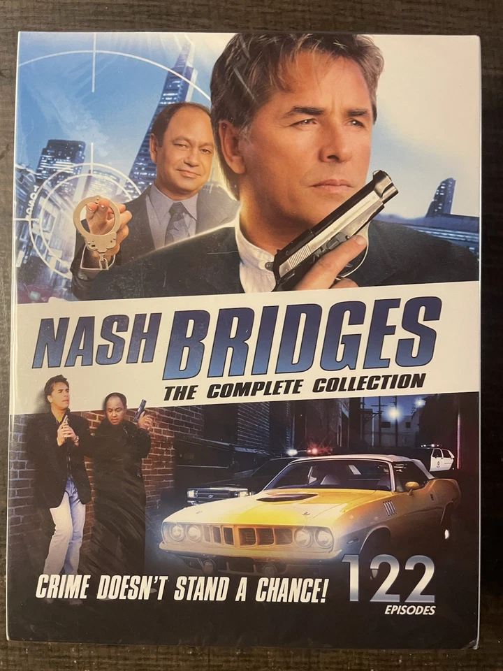 Nash Bridges:TV Series The Complete Collection (DVD,Seasons 1-6 Box Set) NEW Foto 1 de 3