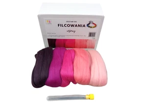 Lana merino, set di colori, 3 aghi: rosa - Foto 1 di 2