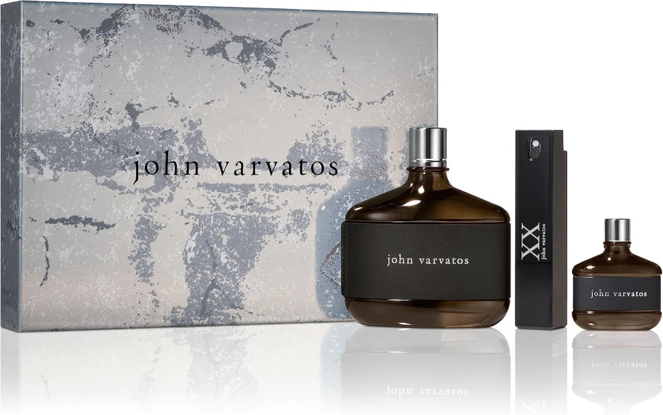 JUEGO DE REGALO JOHN VARVATOS para hombres 3 piezas 4,2 oz eau de parfum spray + XX 0,57 oz spray + mini Foto 1 de 1