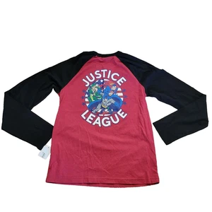 Camiseta Justice League Niños Manga Larga DC Superhéroes Juveniles Talla XL Nueva con Etiquetas - Imagen 1 de 7