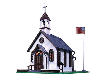 Life-Like Trains HO Scale Building Kits -Town Church - Image 1 of 4