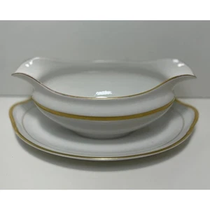Noritake The Chaumont Gravy Boat Serving Bowl Bone China Vintage Dish - Picture 1 of 6