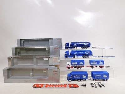 Herpa Exclusiv Serie 1:87 H0 4x Camion Mercedes MB Catsan sg/Mint+Box #EI56-1 - Immagine 1 di 4