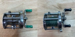 Set of Pflueger Reels Vintage Rocket No.1355 Akron No.1893 - Picture 1 of 14