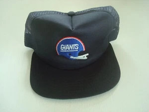 SM/MED NEW YORK GIANTS NEW ERA TRUCKER  80S 90S SNAPBACK HAT CAP VINTAGE S3 - Picture 1 of 5