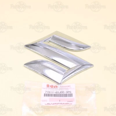 Новый OEM Suzuki GRAND VITARA SX4 передний бампер Mark S хром пластиковый значок эмблема - Изображение 1 из 4