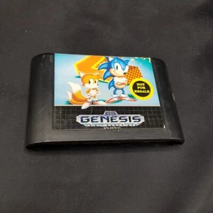 Sonic the Hedgehog 2 Spiel (SEGA Genesis, 1992) nur Cartridge - Bild 1 von 4