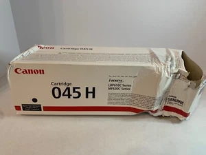 Genuine Canon 045 H Black Toner Cartridge 1246C001 045H High Capacity - Open box - Afbeelding 1 van 10