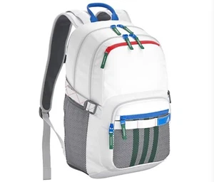 Adidas Energy Backpack . White/Bright Royal Blue/Bright Red. Laptop Size. New! - Picture 1 of 6