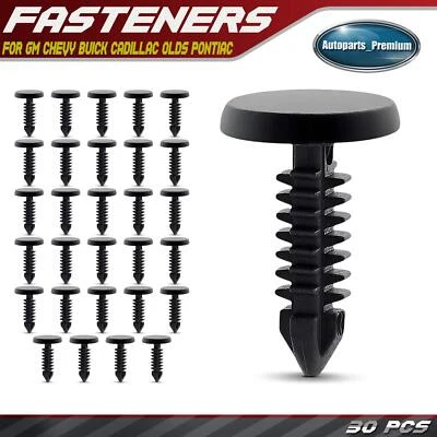 30x Nylon Weatherstrip Retainer Fasteners Clips for GM Chevy Buick Cadillac Olds - Image 1 of 4