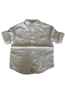 JANIE AND JACK - Boy’s White Shirt - Size 6 - RP $36 - Picture 1 of 4