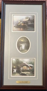 1999 Thomas Kinkade “Exclusive Lifetime” Collector Cottages Painting Print, COA - Picture 1 of 9