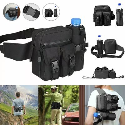 Riñonera táctica utilitaria bolsa militar camping senderismo exterior bolsa de cinturón Foto 1 de 4