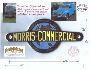 Morris Minor & Commercial Truck Emblem MMS-0066 - Picture 1 of 6