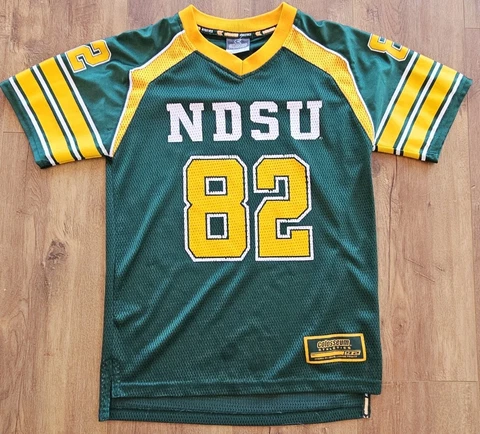 Vtg North Dakota State Bison NCAA #82 Football Jersey Youth Size Medium NDSU Cover