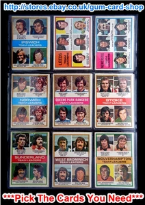 TOPPS 1977 FOOTBALL RED BACK CARDS 101 TO 200 (G/F) *PICK THE CARDS YOU NEED* - Picture 1 of 12