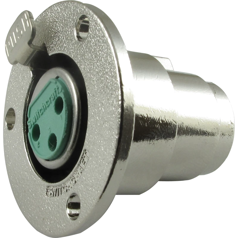 XLR Jack, Switchcraft, premium, circular panel-mount, Female connector - Image 1 of 1