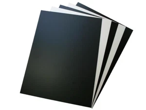 Plasticard Plastic Model Building Card Styrene White Black Clear 9 inch x12 inch - Picture 1 of 7